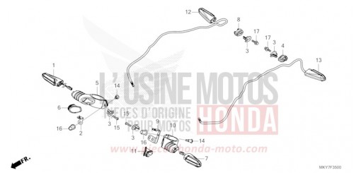 BLINKER (CB650RA/CB650RAC) CB650RAT de 2026